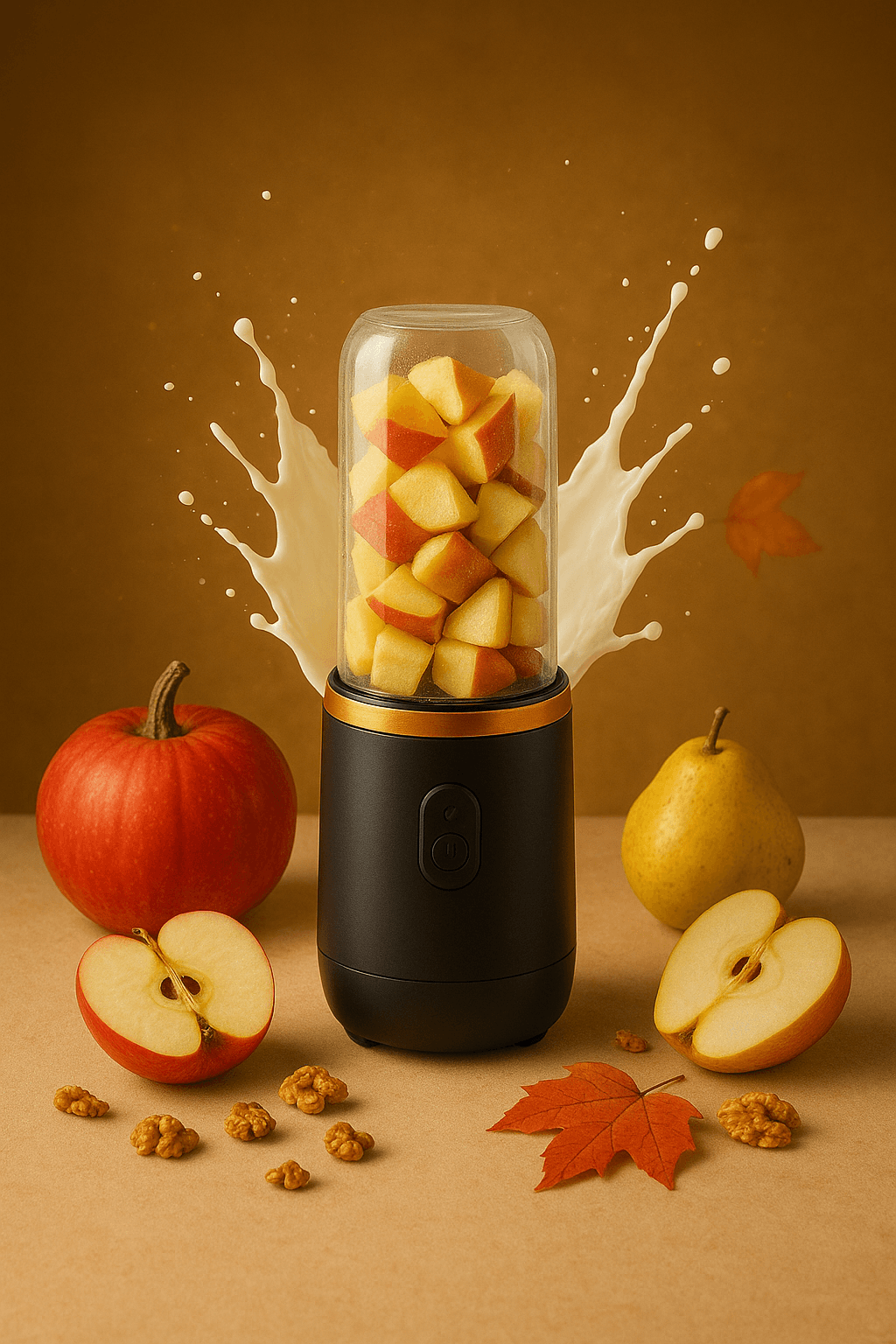 Przenośny blender z kruszarką do lodu na USB, bezprzewodowy, idealny na podróże 🍓🍑